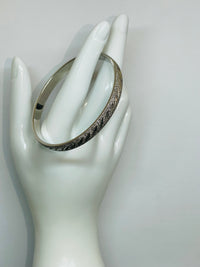 Thumbnail for Monet Silver Glitter Bangle