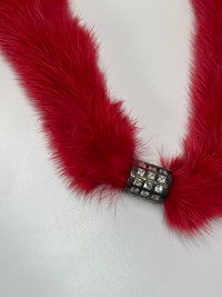 Thumbnail for Liza Mink Fur Necklace and Bracelet Set