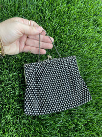 Thumbnail for Antique Black Rhinestone Handbag