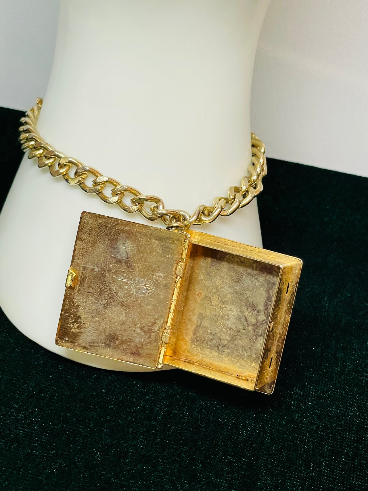 Gold Book Charm Bracelet
