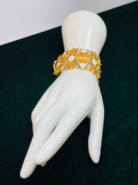 Thumbnail for Vendome 1960’s Gold and Cream Etruscan Bracelet