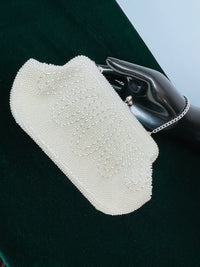 Thumbnail for 1960’s Small White Beaded Clutch