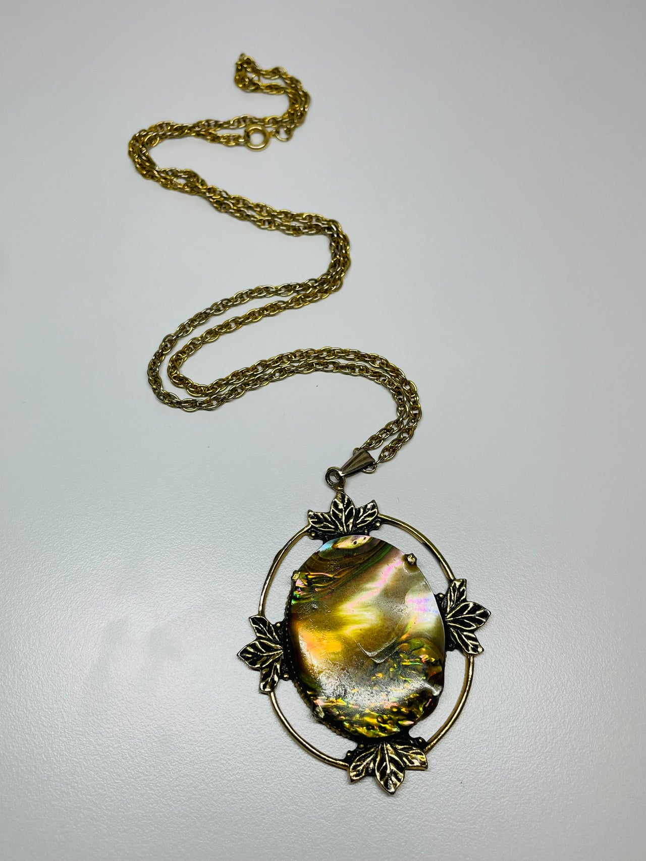 Abalone Style Necklace Devil's Details 