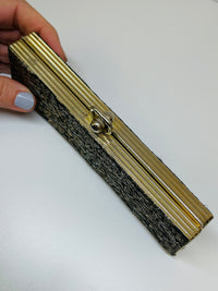 Thumbnail for Black, Gold, and Silver Fabric Case Devil's Details 