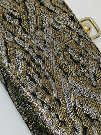 Thumbnail for Black, Gold, and Silver Fabric Case Devil's Details 