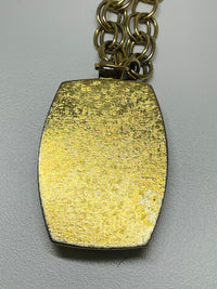 Thumbnail for Blue and Gold Scarab Necklace and Earrings Set Devil's Details 