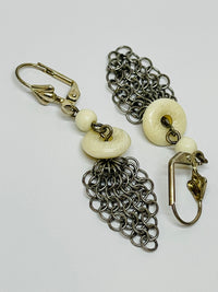 Thumbnail for Ferrara Silver Earrings Devil's Details 