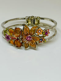 Thumbnail for Floral Clamper Bracelet Devil's Details 