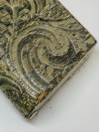 Thumbnail for Gold and Black Swirl Fabric Case Devil's Details 