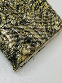 Thumbnail for Gold and Black Swirl Fabric Case Devil's Details 