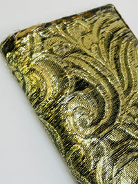 Thumbnail for Gold and Black Swirl Fabric Case Devil's Details 