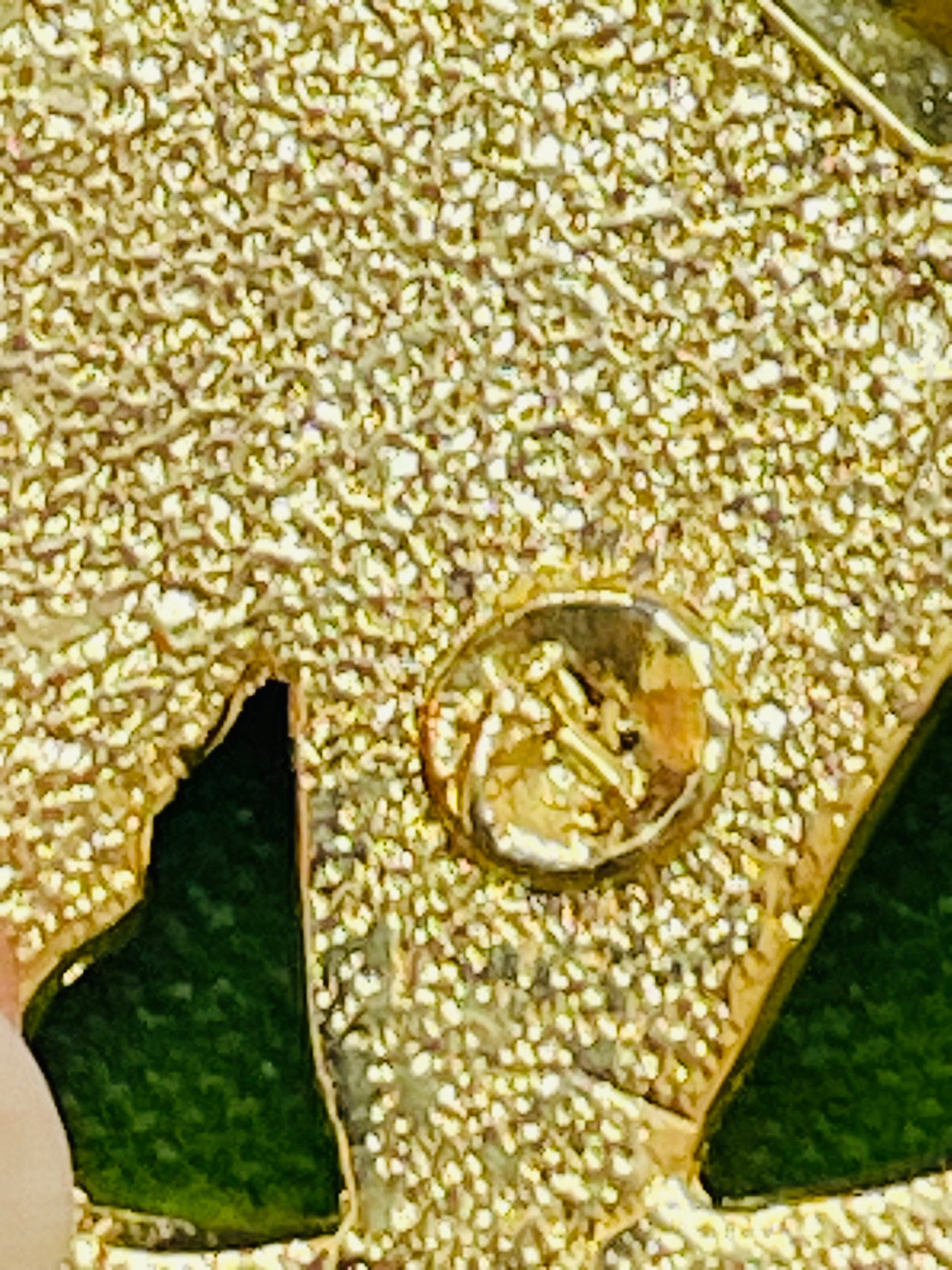 Gold Cut Out Discs Earrings Devil's Details 