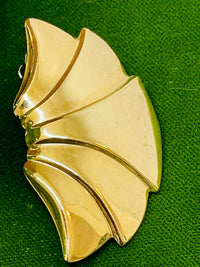 Thumbnail for Gold Fan Earrings Devil's Details 
