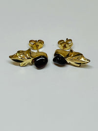 Thumbnail for Gold Filled Garnet Studs Devil's Details 