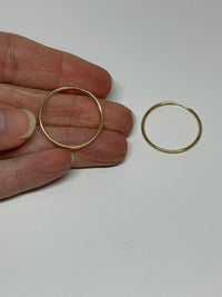Thumbnail for Gold Filled Hoops Devil's Details 