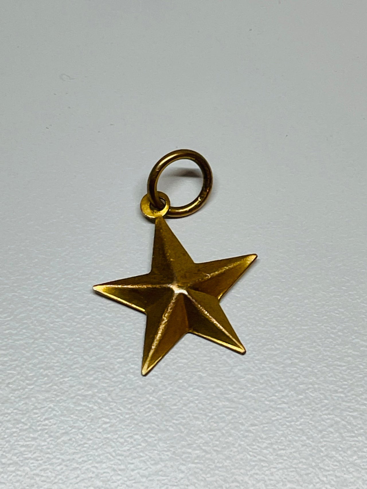 Gold plated Star Charm Devil's Details 