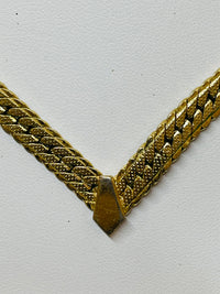 Thumbnail for Gold V Shape Necklace Devil's Details 