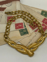 Thumbnail for Gold V Twist Necklace Bloomers and Frocks 