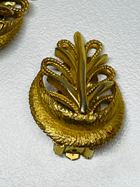 Thumbnail for Gold Wheat Crest Clip Ons Devil's Details 