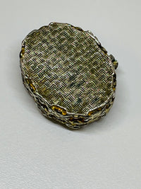 Thumbnail for Green Stone Gold Round Pill Box Devil's Details 