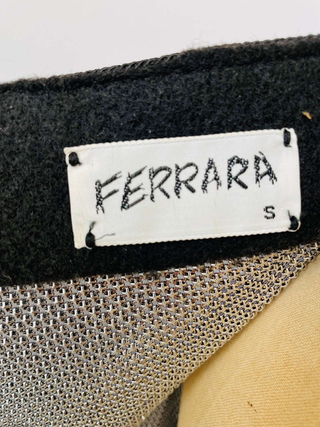 Iconic Ferrara Purple and Black Mesh Top Devil's Details 