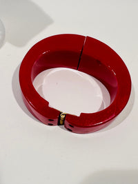 Thumbnail for Kira. Large Red Clamper Bakelite Bangle Bloomers and Frocks 