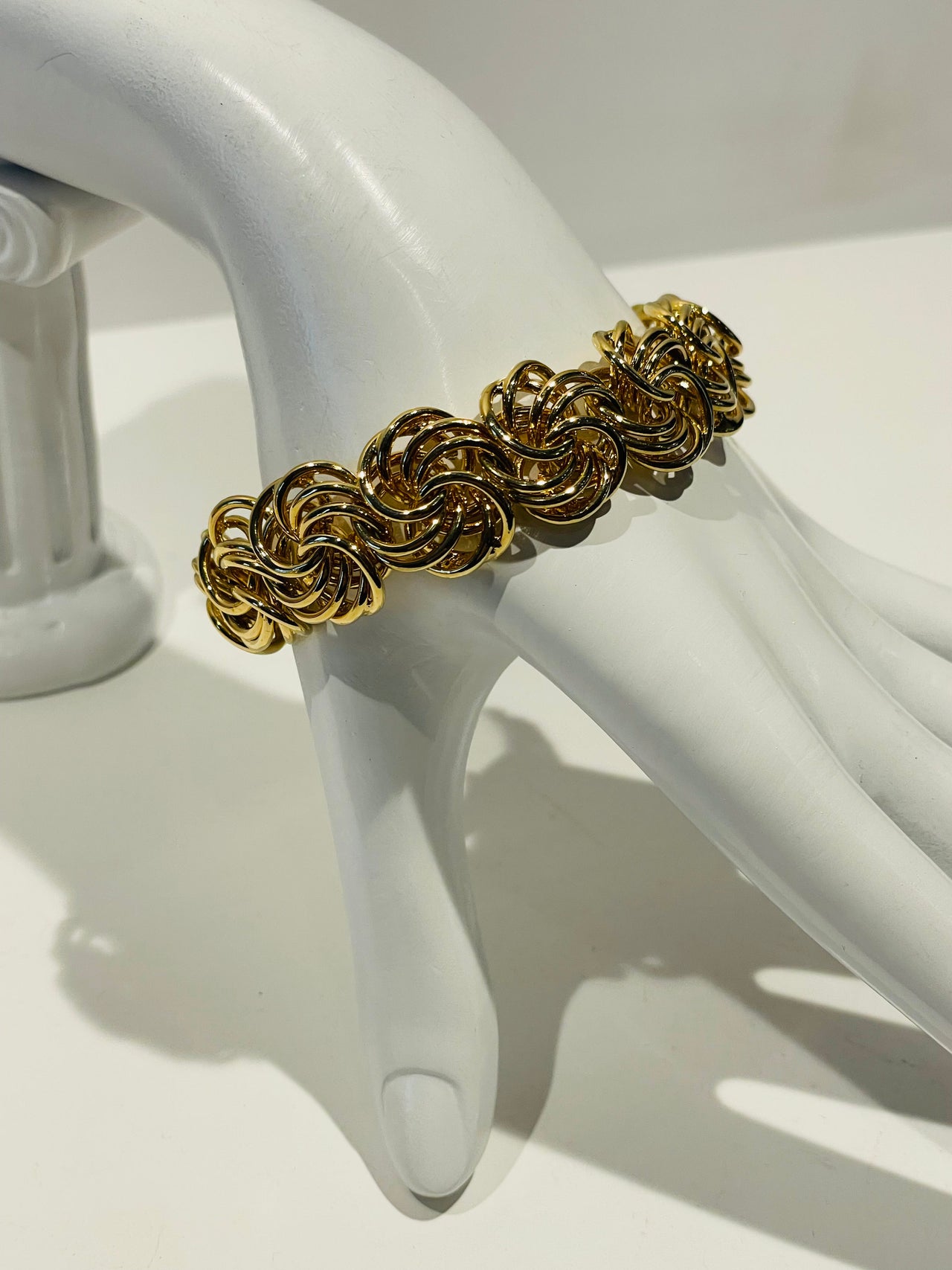 Kira.1990’s Gold Twist Bracelet Bloomers and Frocks 