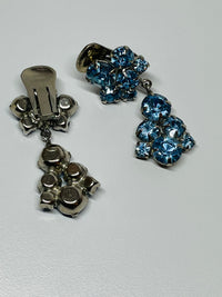 Thumbnail for Light Blue Rhinestone Necklace and Earrings set Devil's Details 