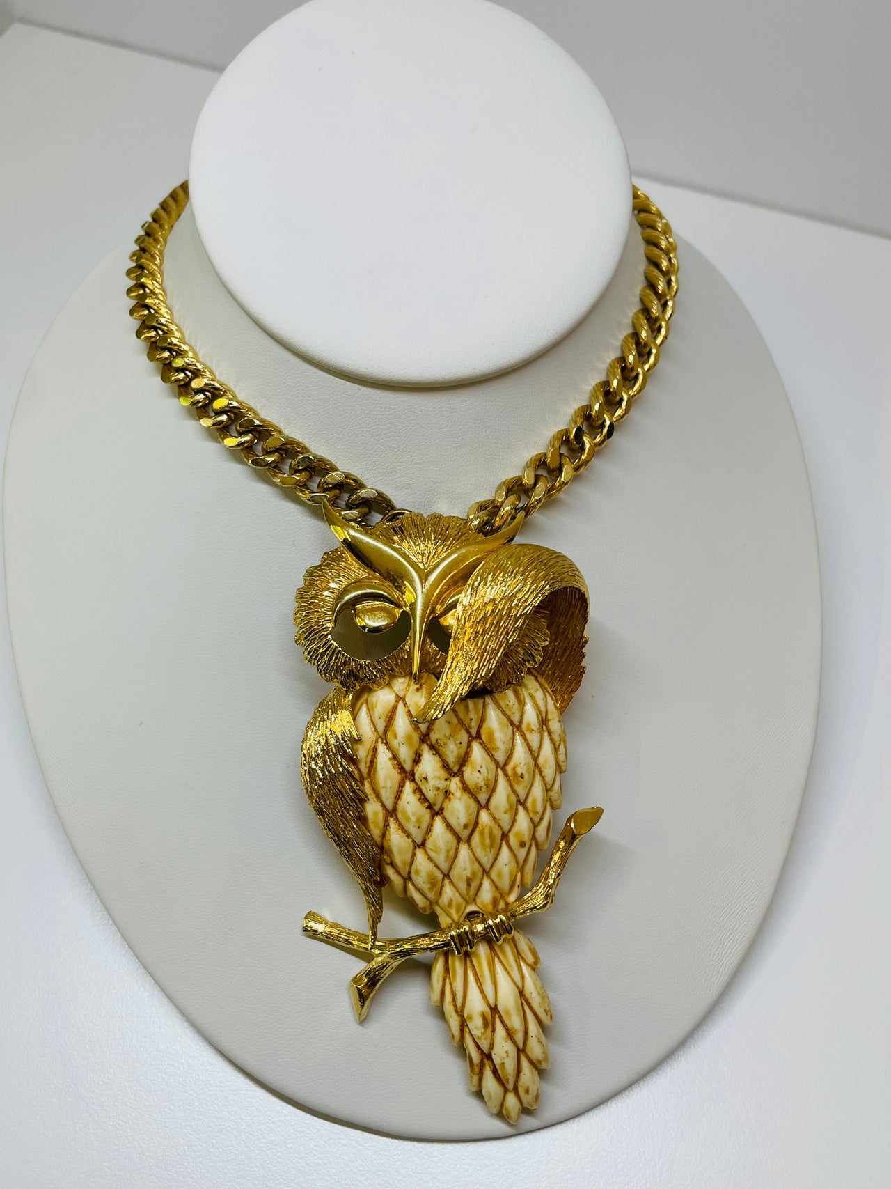 Luca Razza Owl Necklace Devil's Details 