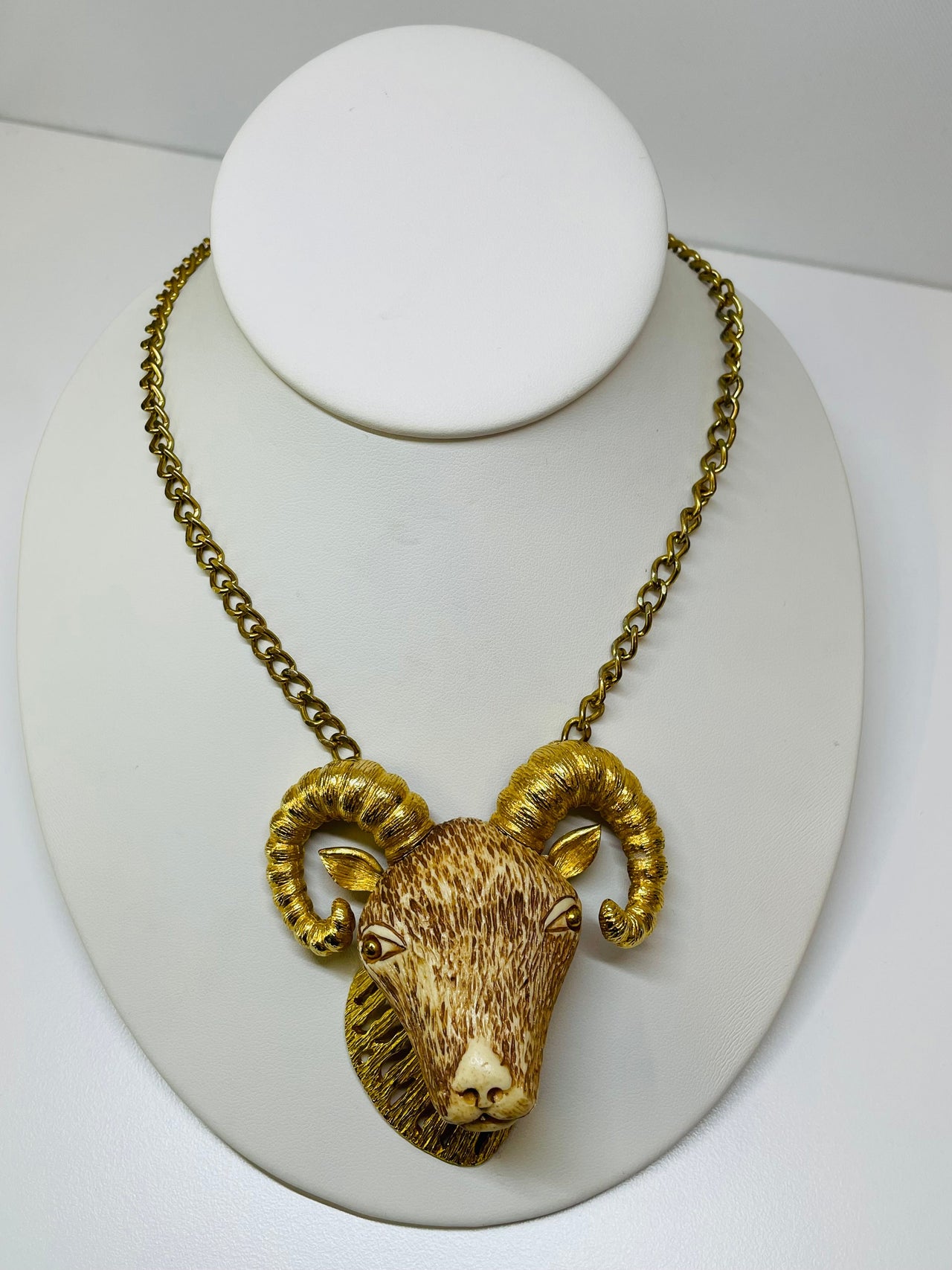 Luca Razza Ram’s Head Necklace Devil's Details 