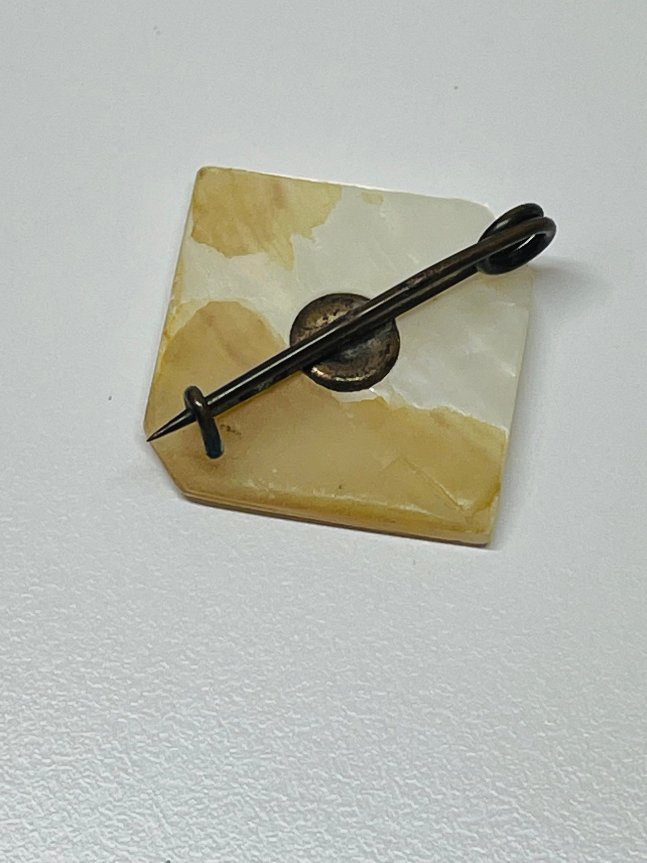 Mother of Pearl Brooch Devil's Details 