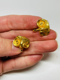 Thumbnail for Owl Clip On Earrings Devil's Details 
