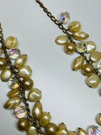 Thumbnail for Pearl and AB Beaded Necklace Devil's Details 