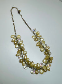 Thumbnail for Pearl and AB Beaded Necklace Devil's Details 