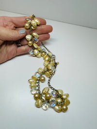 Thumbnail for Pearl and AB Beaded Necklace Devil's Details 