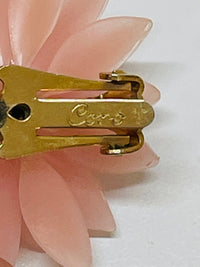 Thumbnail for Pink Plastic Flower Earrings Devil's Details 