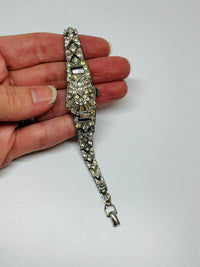 Thumbnail for Rhinestone Silver Watch Devil's Details 