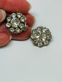 Thumbnail for Set of Round Rhinestone Brooches Devil's Details 