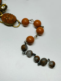 Thumbnail for Sienna Acrylic and Rhinestone Rose Beaded Choker Devil's Details 
