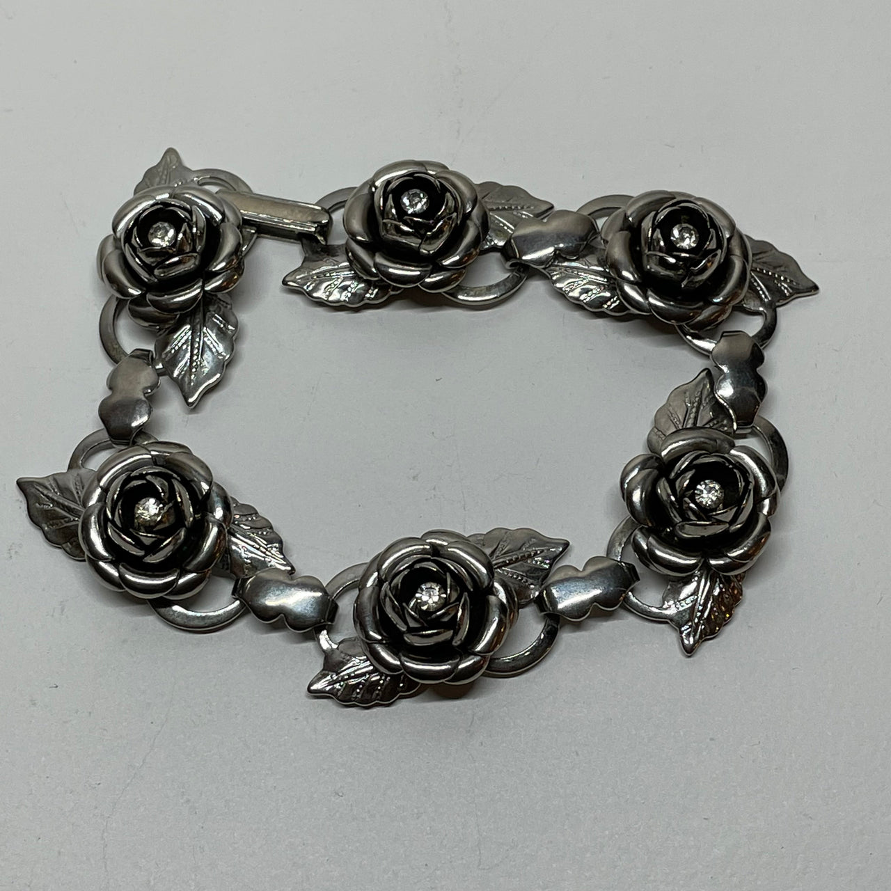 Silver Rose Bracelet Bloomers and Frocks 