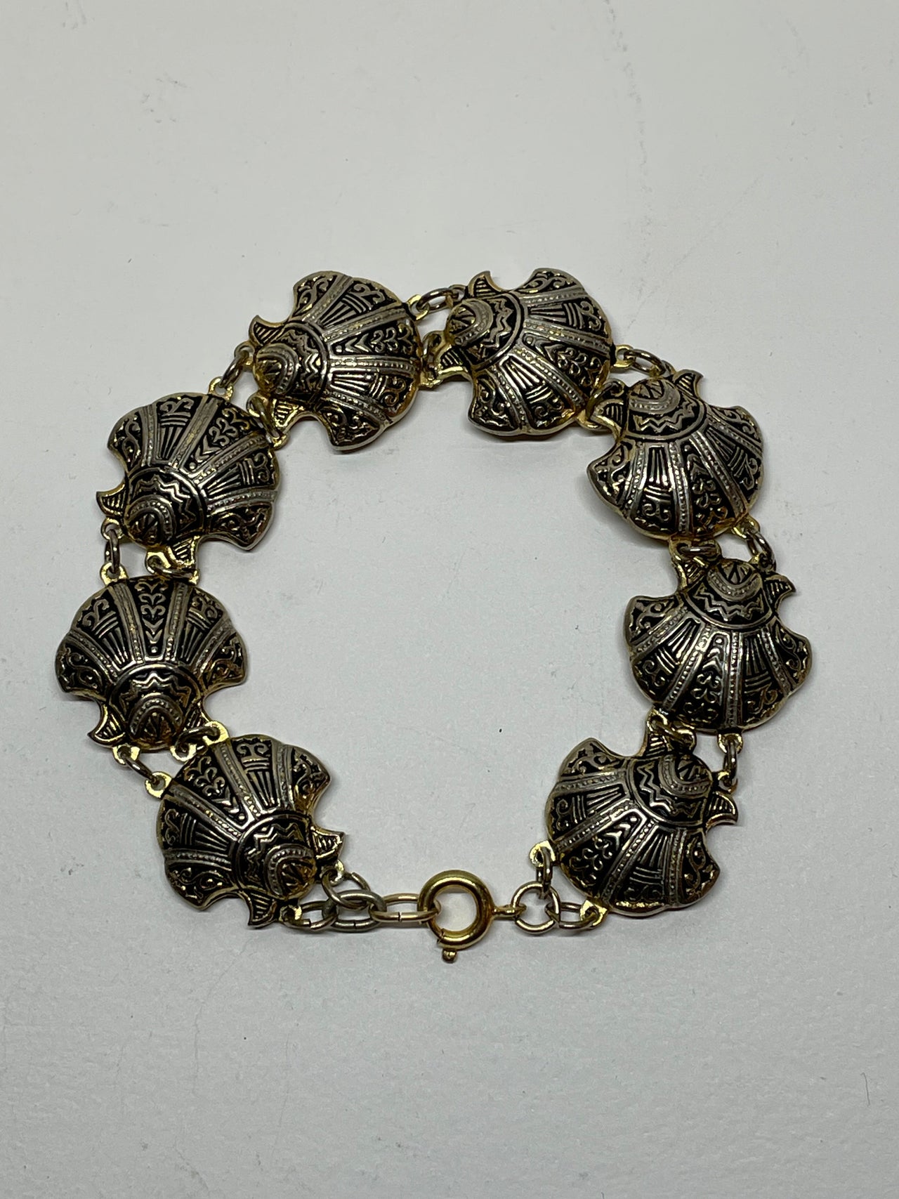 Spanish Damascene Shell Bracelet Bloomers and Frocks 
