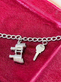 Thumbnail for Sterling Silver Kinky Charm Bracelet Devil's Details 