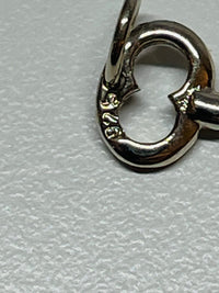 Thumbnail for Sterling Silver Skeleton Key Charm Devil's Details 