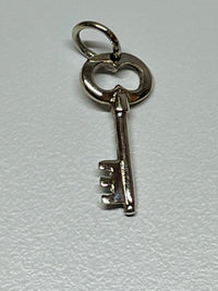 Thumbnail for Sterling Silver Skeleton Key Charm Devil's Details 