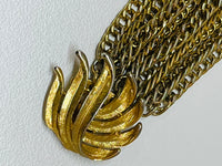 Thumbnail for Trifari Multi Strand Bracelet Devil's Details 