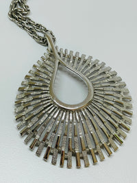 Thumbnail for Trifari Silver Pendant Devil's Details 