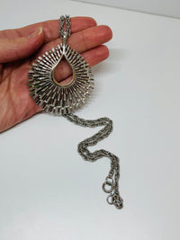 Thumbnail for Trifari Silver Pendant Devil's Details 