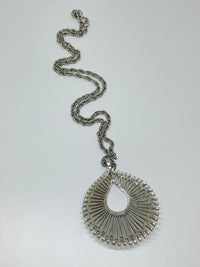 Thumbnail for Trifari Silver Pendant Devil's Details 