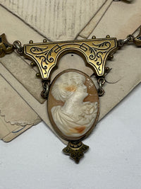 Thumbnail for Victorian Drop Cameo Necklace Bloomers and Frocks 