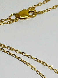 Thumbnail for Victorian Gold Filled Reversed Cameo Fob Necklace Devil's Details 